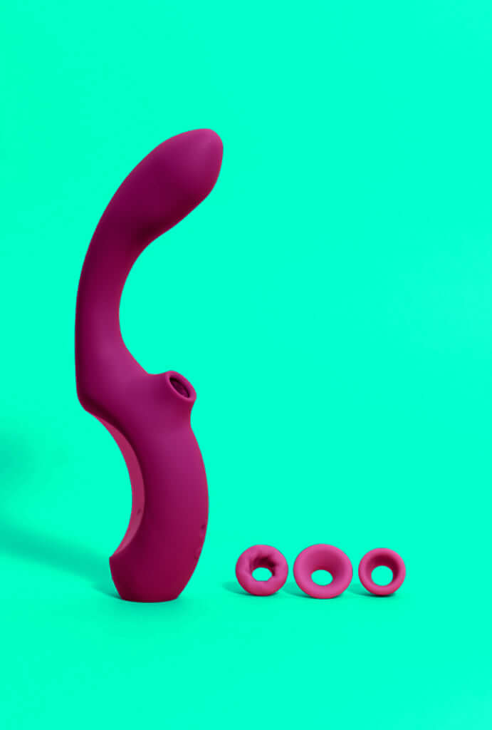 Vibrador e Sugador de Clitoris Momba foto com acessorios, pantynova | Sex Shop Produtos Eróticos Online