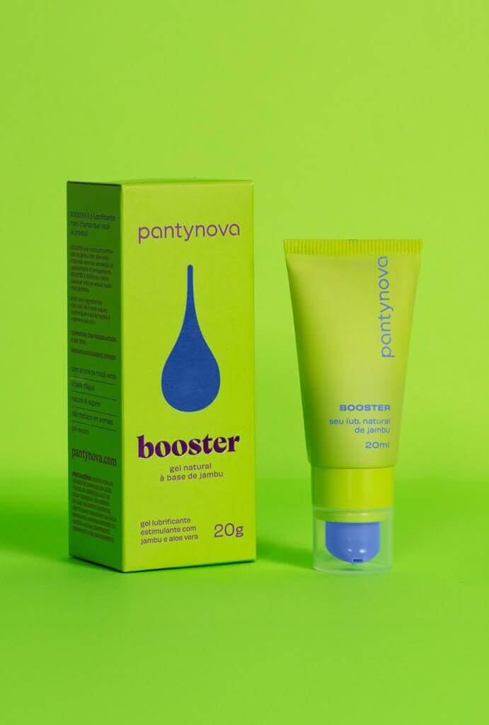 Lubrificante Íntimo Excitante - BOOSTER LUB ESTIMULANTE NATURAL 20 ML - pantynova | Sex Shop Produtos Eróticos Online